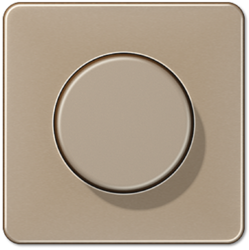 Лицевая панель Jung CD500 для светорегулятора поворотного светлая бронза картинка